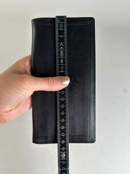 Vintage Yves Saint Laurent Leather Wallet Black