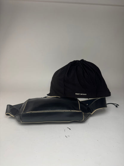 Vintage Issey Miyake Leather Belt Bag Black