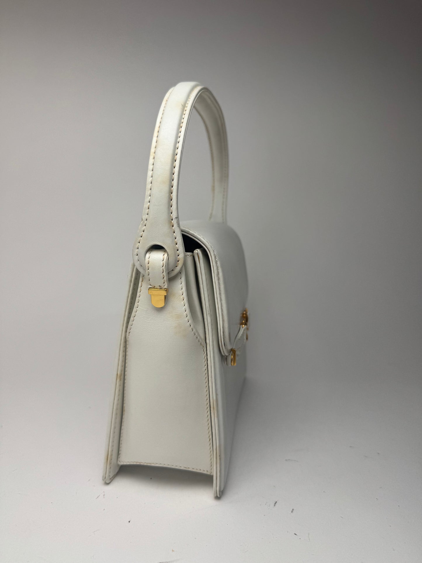 Sac en cuir Gucci vintage blanc