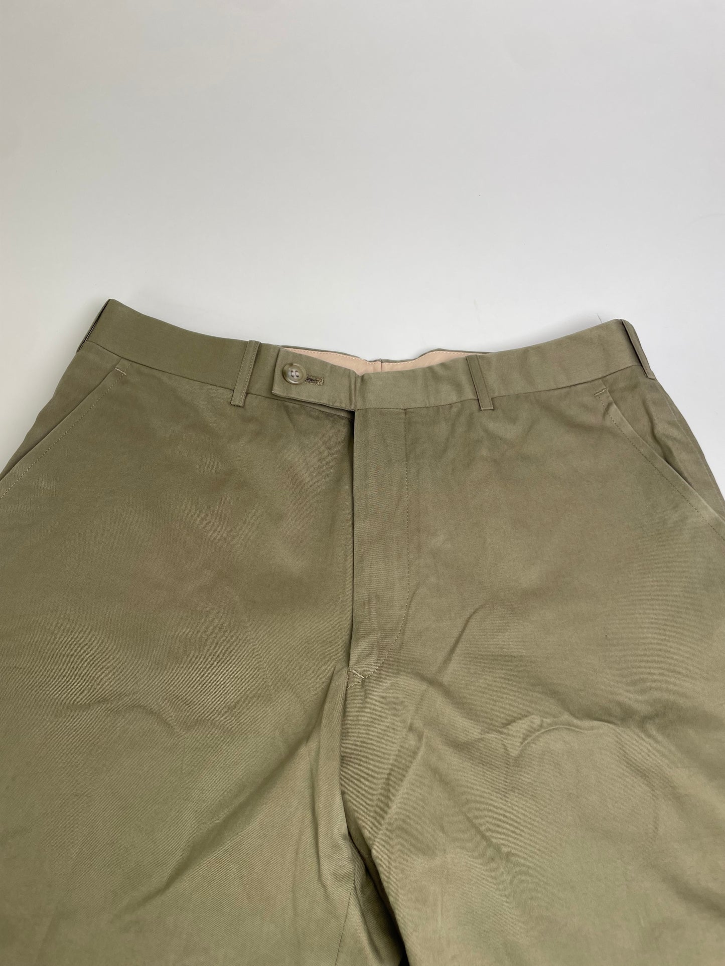 Vintage Dior Cotton Trousers Olive Green M