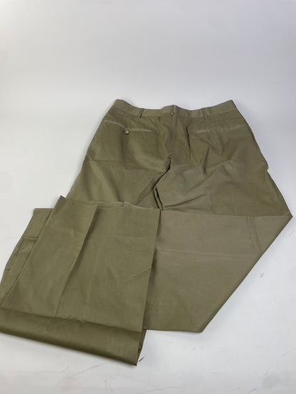 Vintage Dior Cotton Trousers Olive Green M