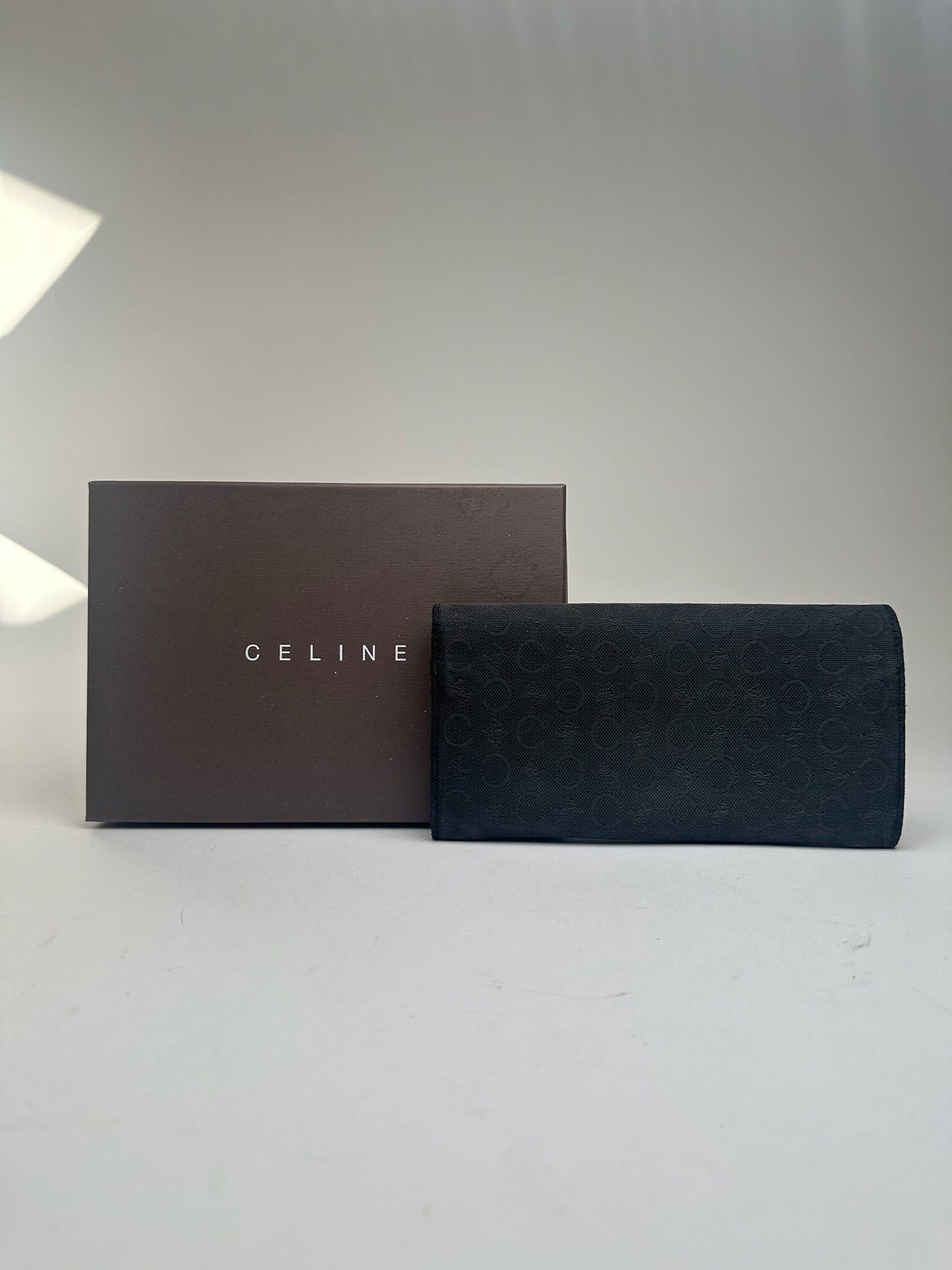 Vintage Celine Macadam Wallet black