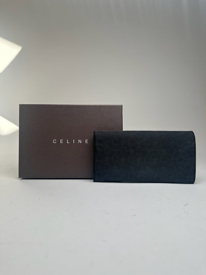 Vintage Celine Macadam Wallet black