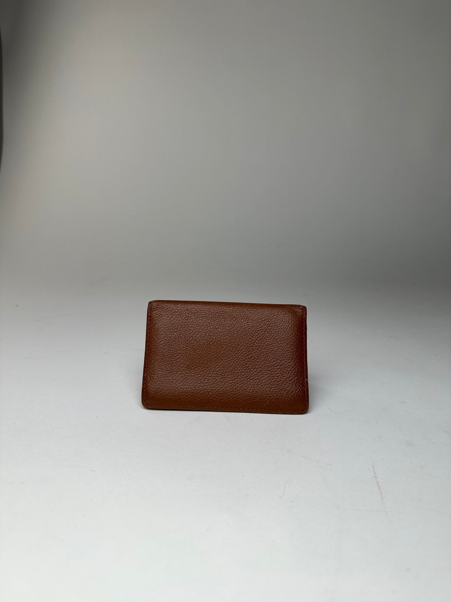 Vintage Yves Saint Laurent Bifold Cardholder Leather Tan