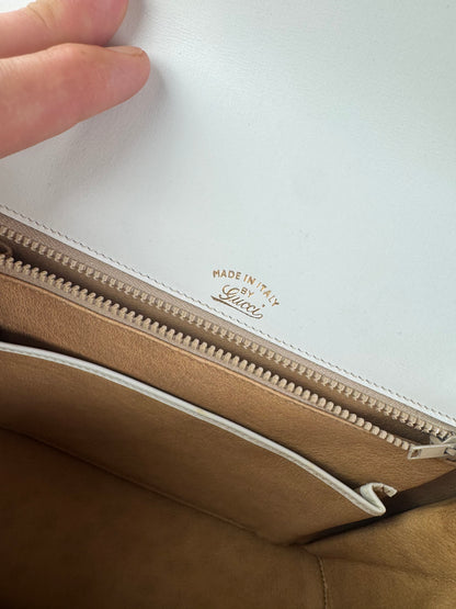 Sac en cuir Gucci vintage blanc
