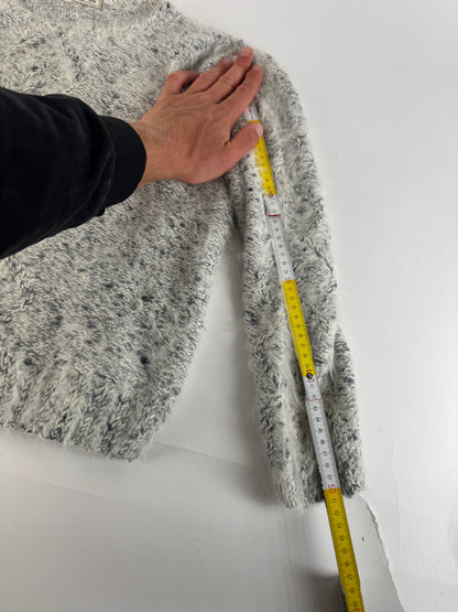 Vintage Dior Fur sweater White