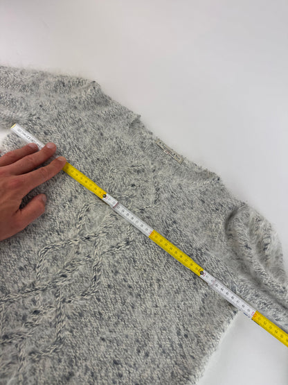 Vintage Dior Fur sweater White