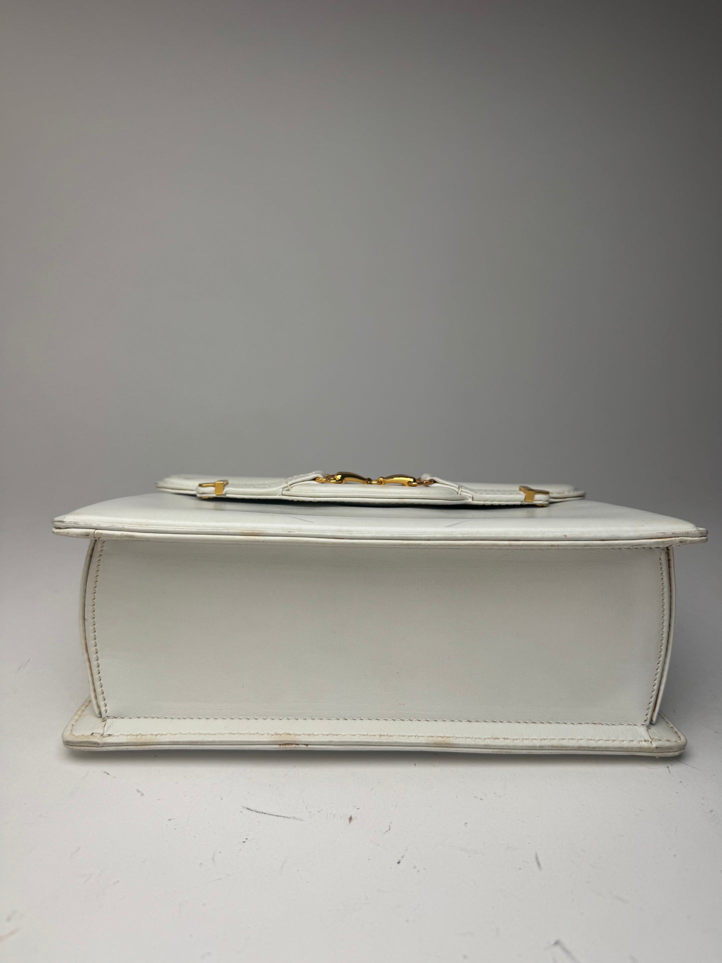 Sac en cuir Gucci vintage blanc