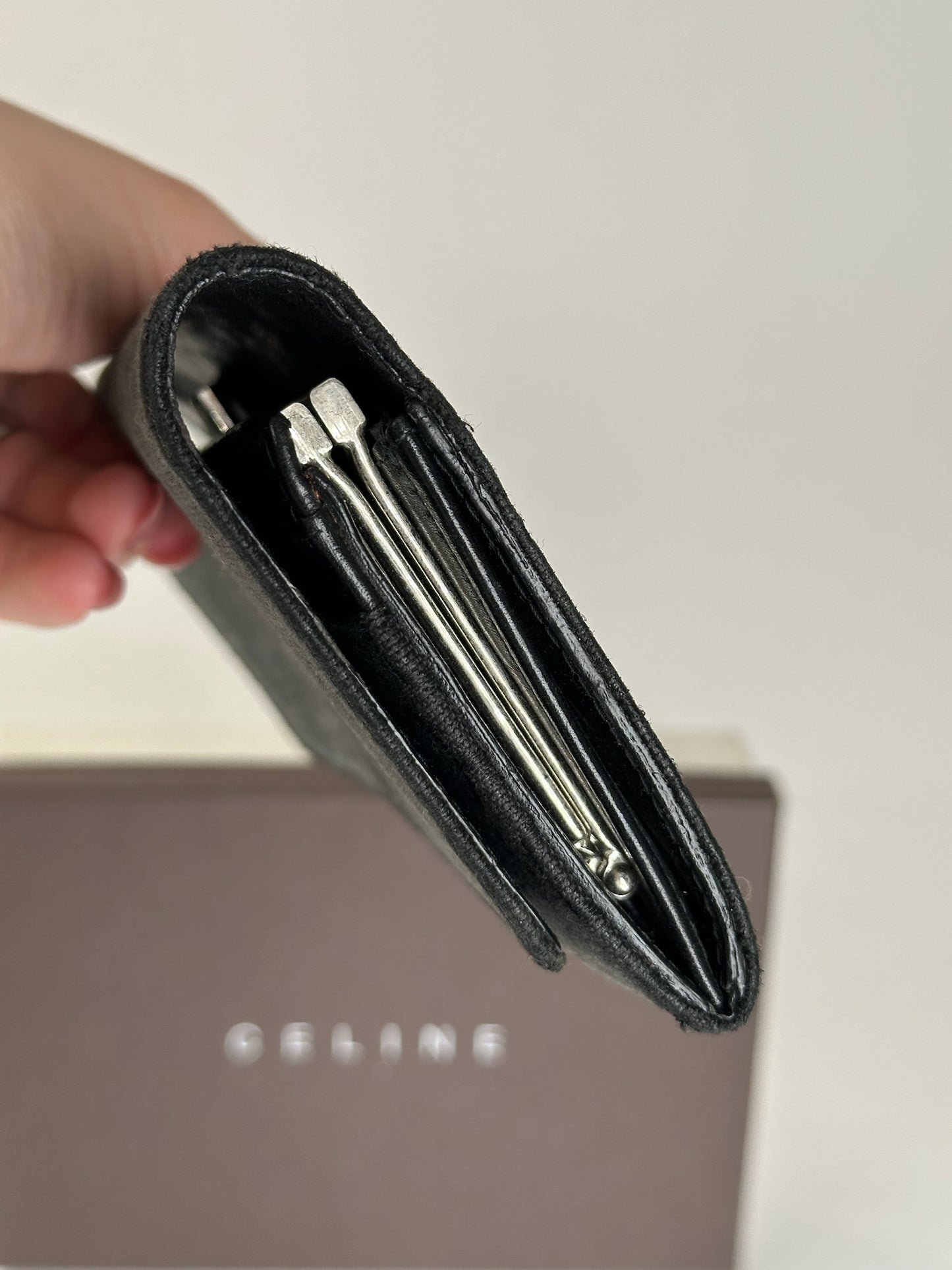 Vintage Celine Macadam Wallet black