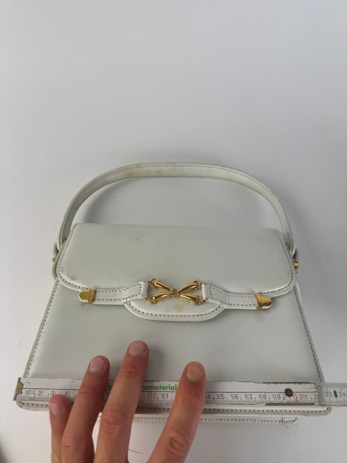 Sac en cuir Gucci vintage blanc