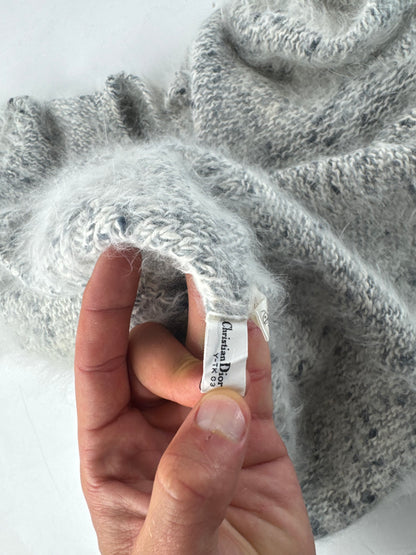 Vintage Dior Fur sweater White