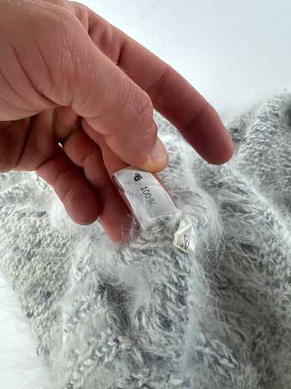 Vintage Dior Fur sweater White