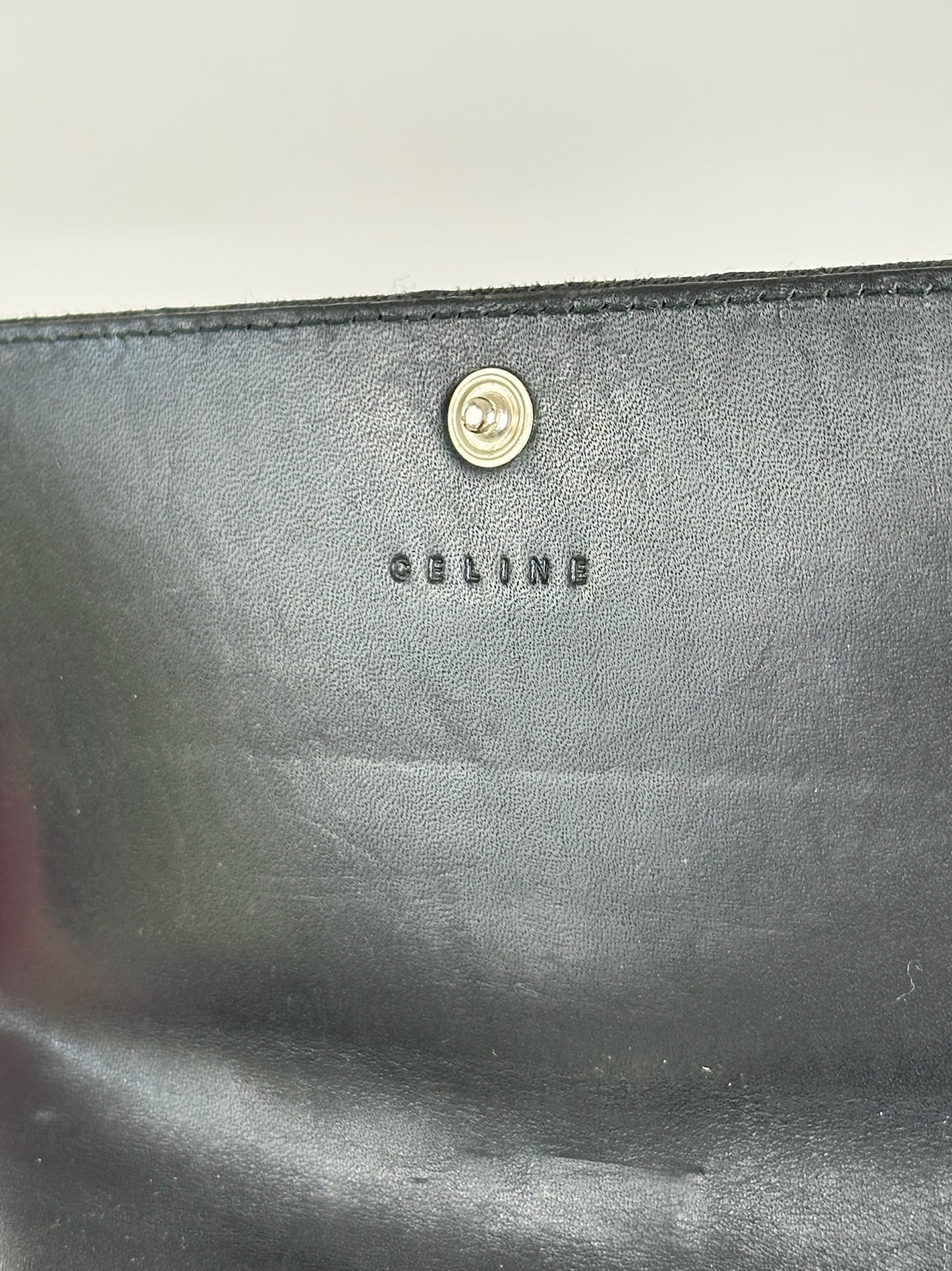 Vintage Celine Macadam Wallet black