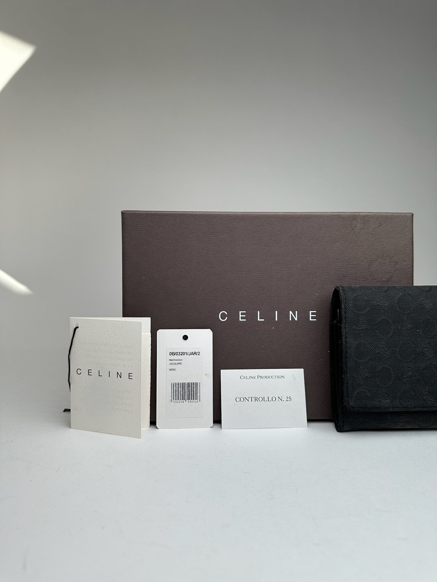Vintage Celine Macadam Wallet black