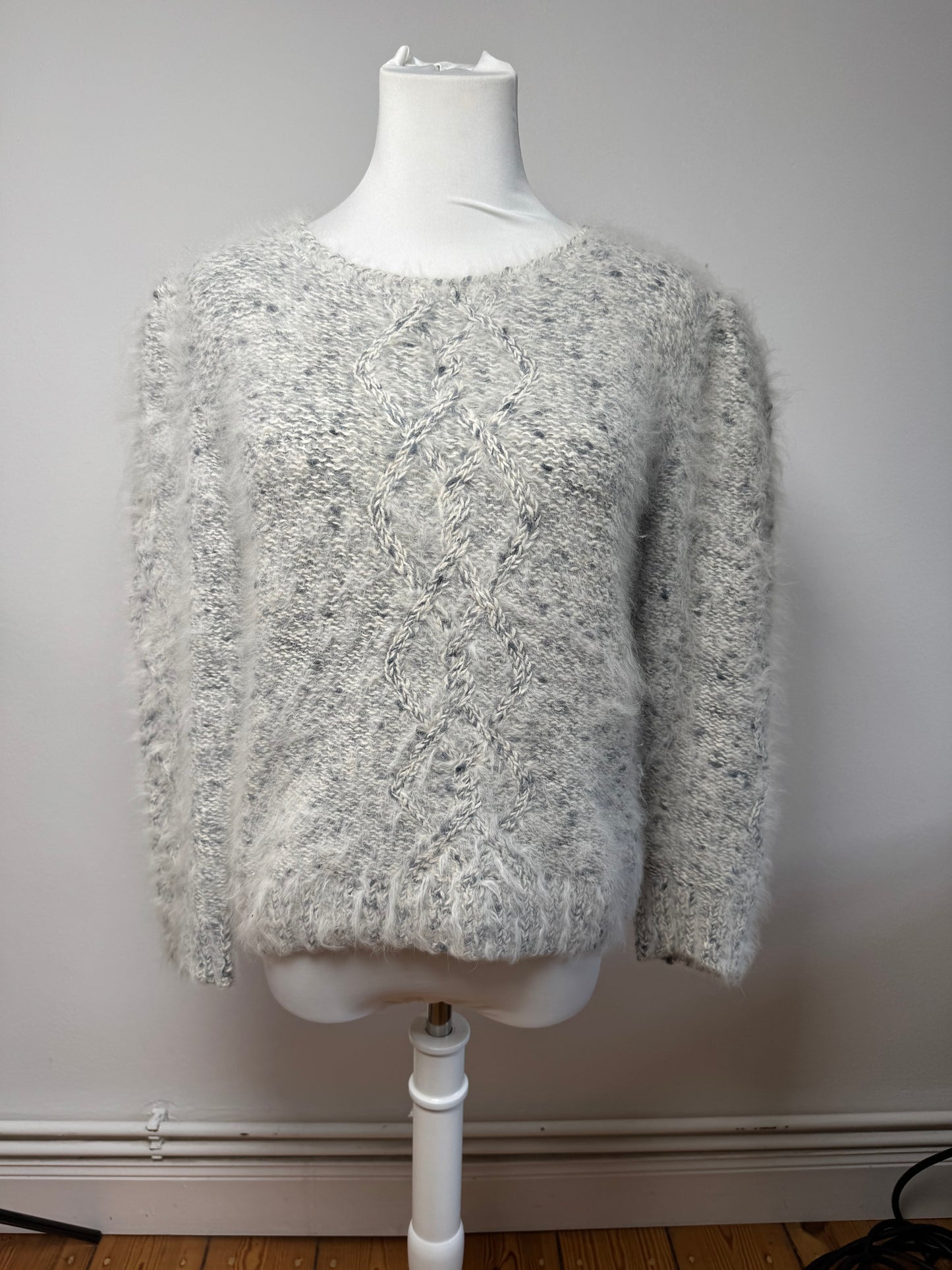 Vintage Dior Fur sweater White