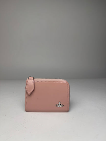Vintage Vivienne Westwood Leather Card Holder Pink