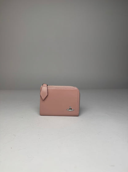Vintage Vivienne Westwood Leather Card Holder Pink