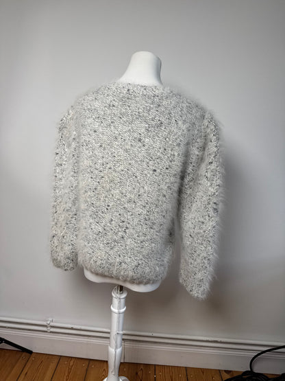 Vintage Dior Fur sweater White