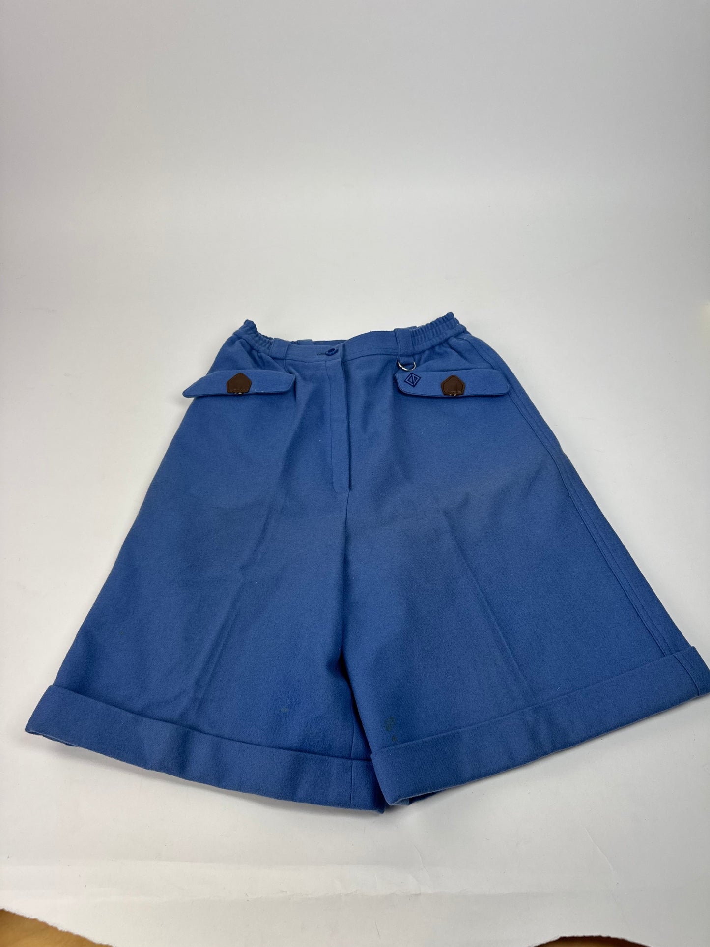 Vintage Dior Wool Shorts M Blue