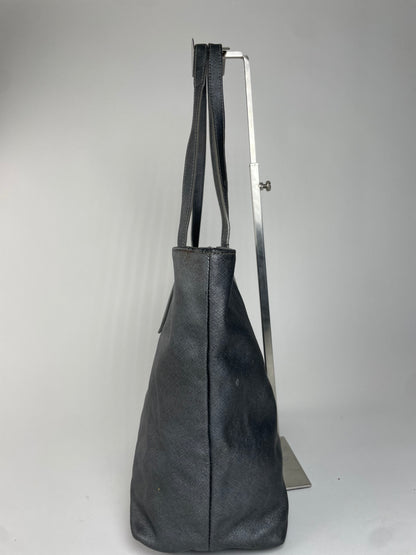 Vintage Vivienne Westwood Leather Handbag Anthracite