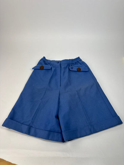 Vintage Dior Wool Shorts M Blue