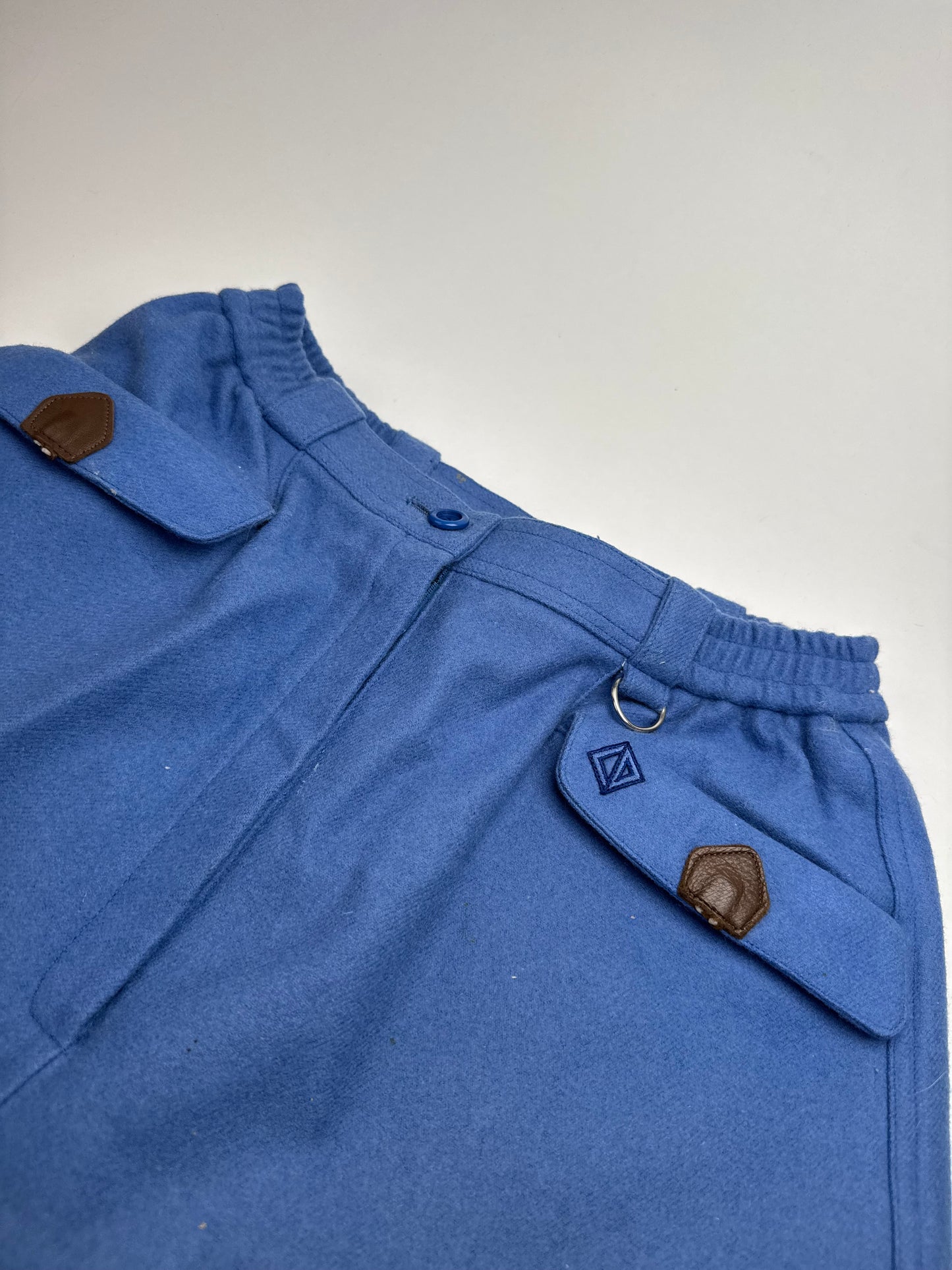 Vintage Dior Wool Shorts M Blue