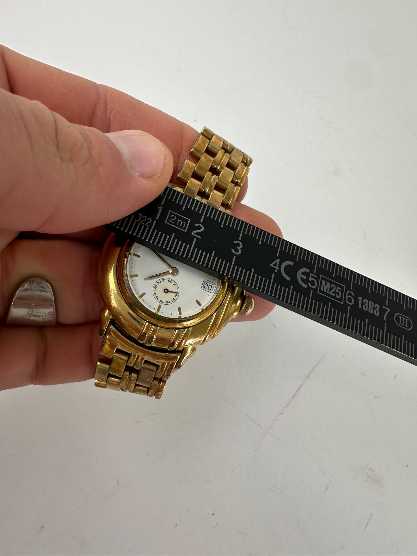 Vintage Yves Saint Laurent Gold-Tone Ladies Watch