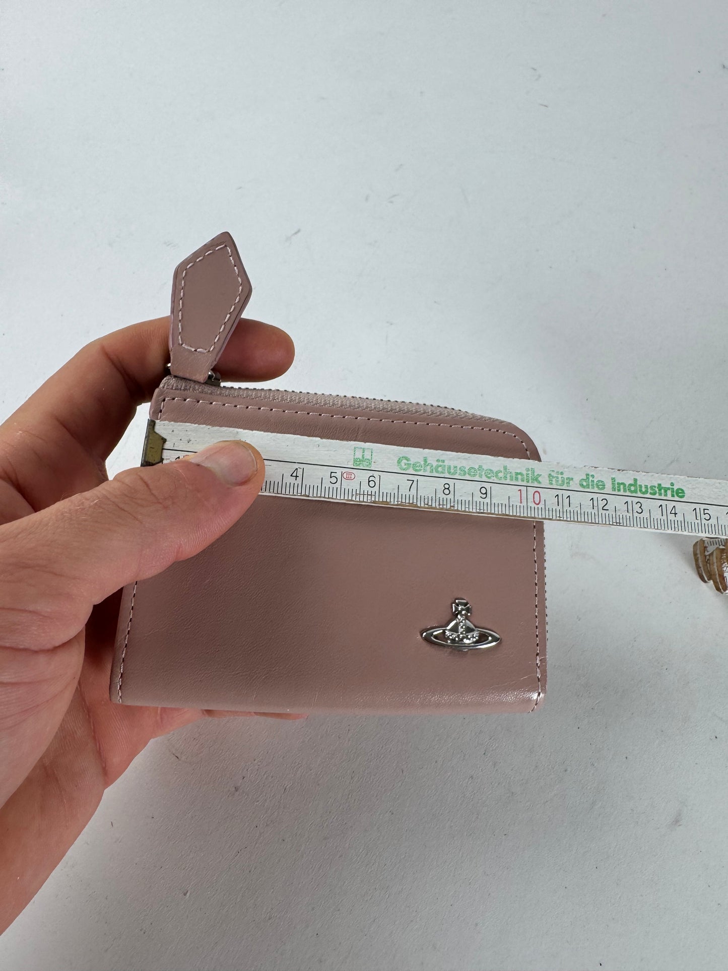 Vintage Vivienne Westwood Leather Card Holder Pink