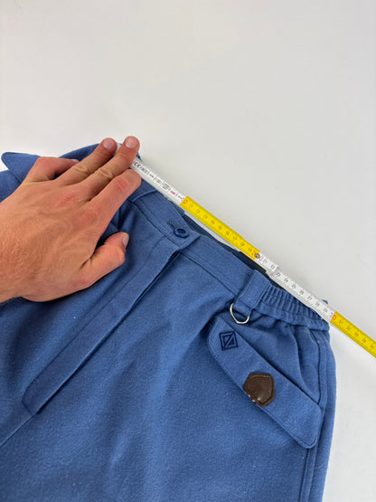 Vintage Dior Wool Shorts M Blue