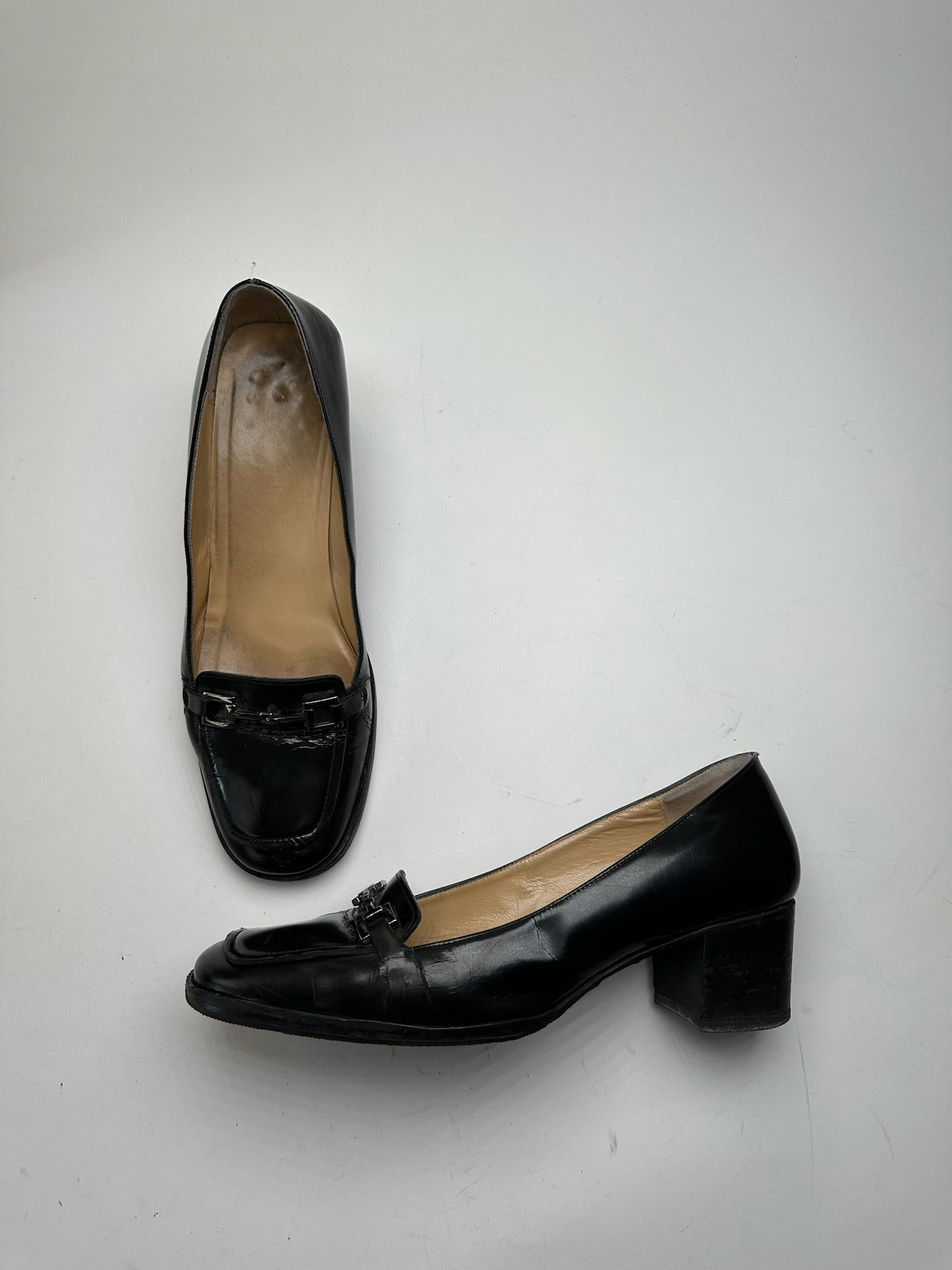 Vintage Gucci Leather pumps black 38C