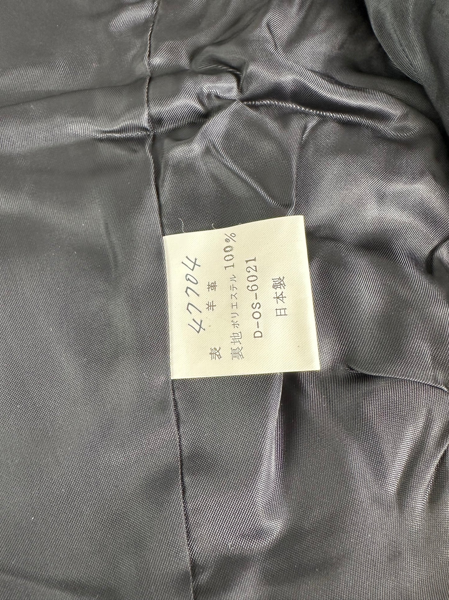 Vintage Chloe Suede Jacket Faux Fur Collar Black L