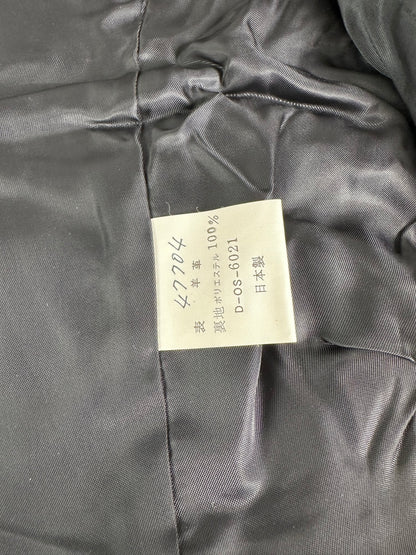 Vintage Chloe Suede Jacket Faux Fur Collar Black L