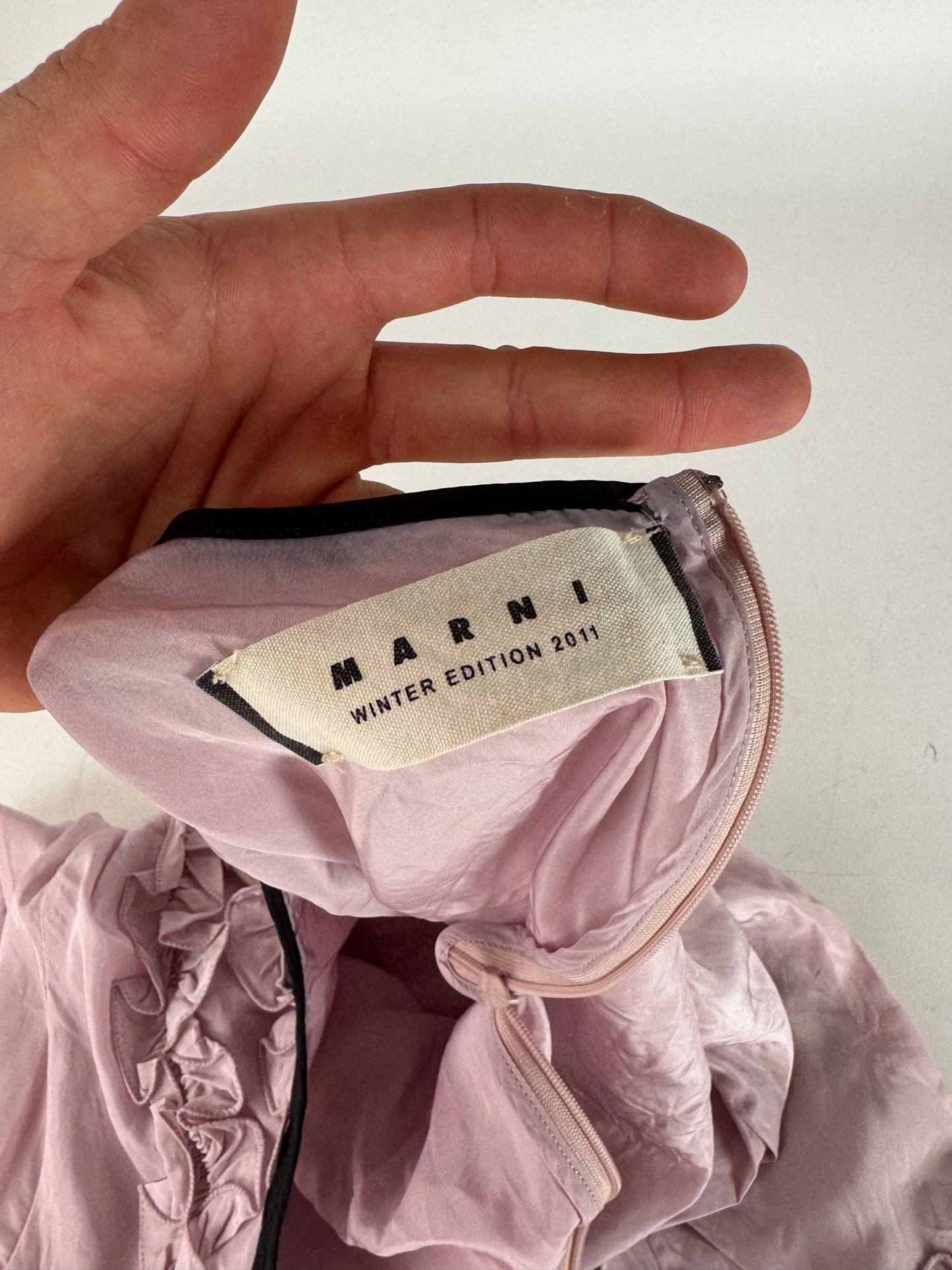 Vintage Marni Purple Silk Top L