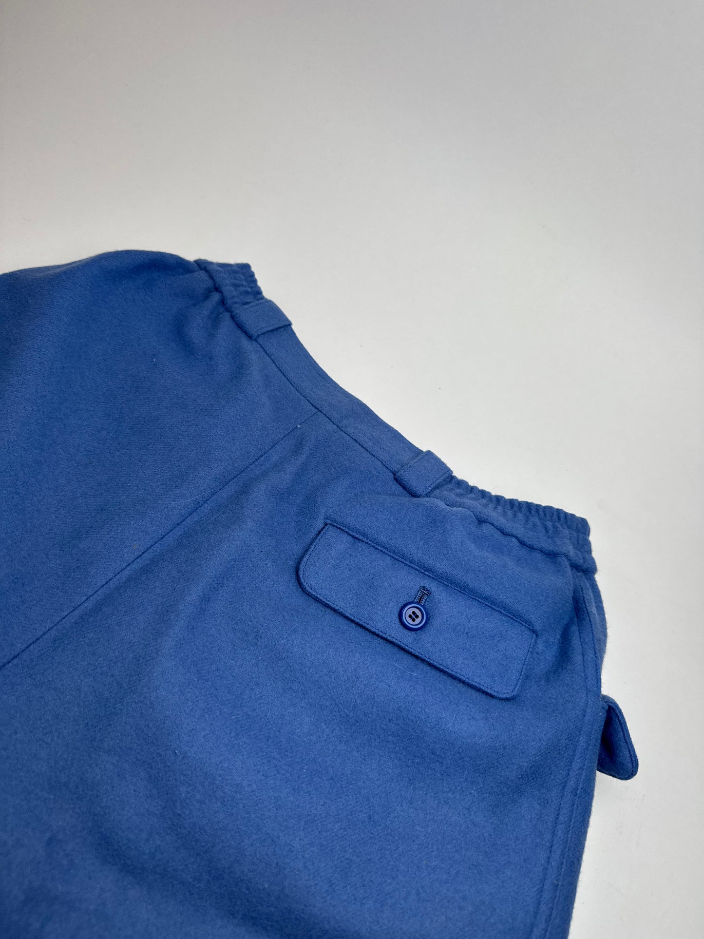 Vintage Dior Wool Shorts M Blue