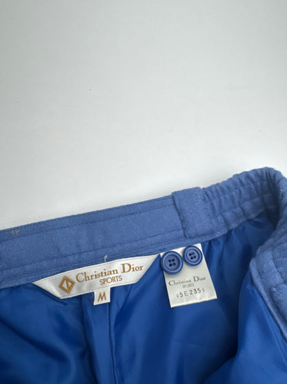 Vintage Dior Wool Shorts M Blue
