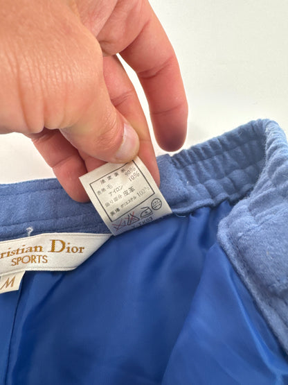Vintage Dior Wool Shorts M Blue
