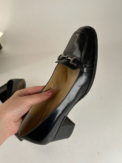 Vintage Gucci Leather pumps black 38C