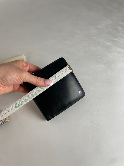 Vintage Cartier Flapable Patent Leather Wallet black