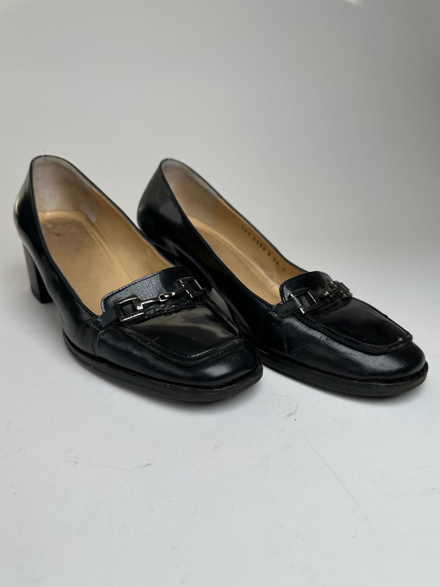 Vintage Gucci Leather pumps black 38C