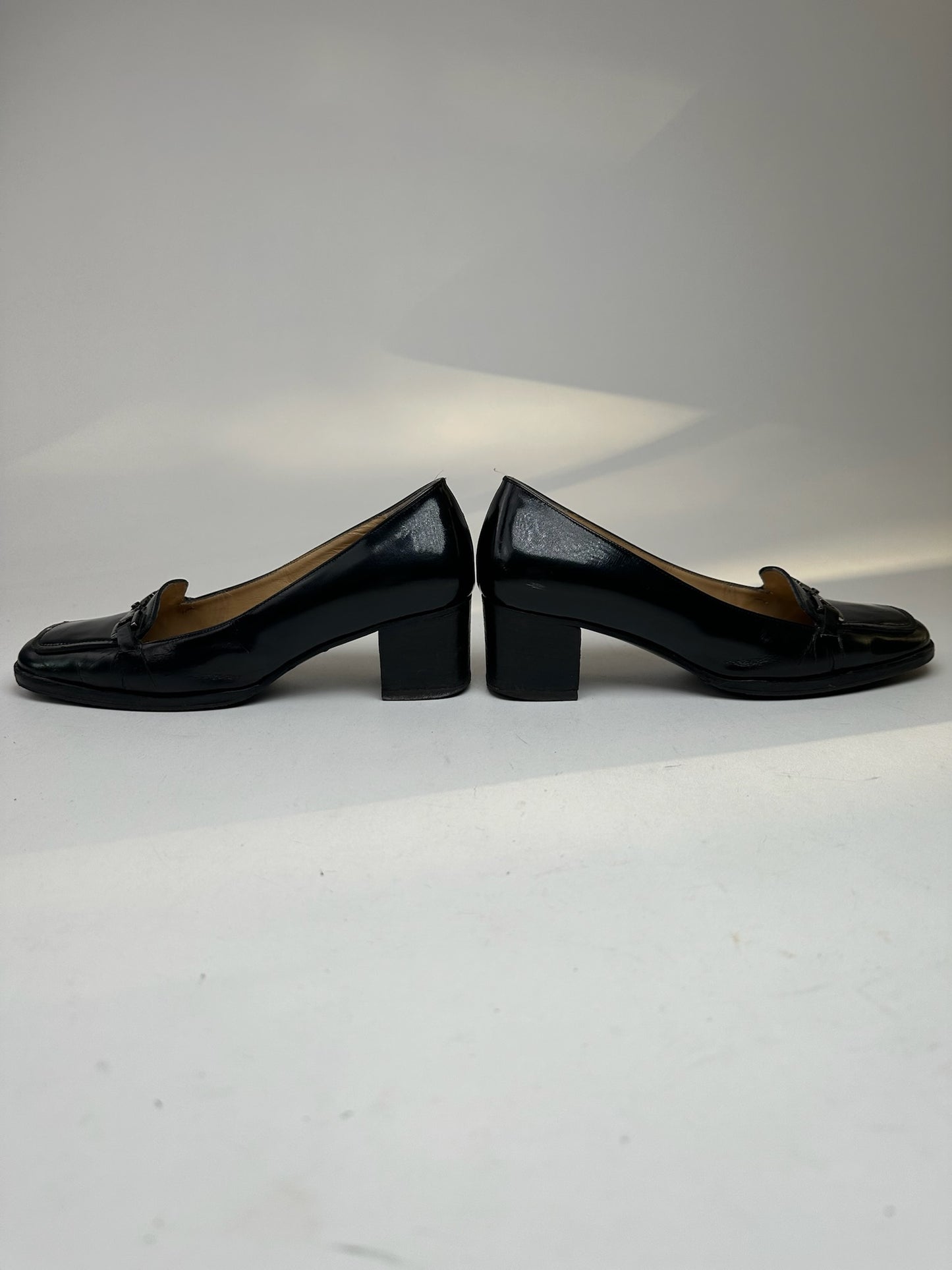 Vintage Gucci Leather pumps black 38C