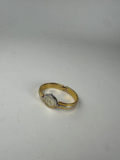 Vintage Courreges Paris Two-Tone Bangle Watch