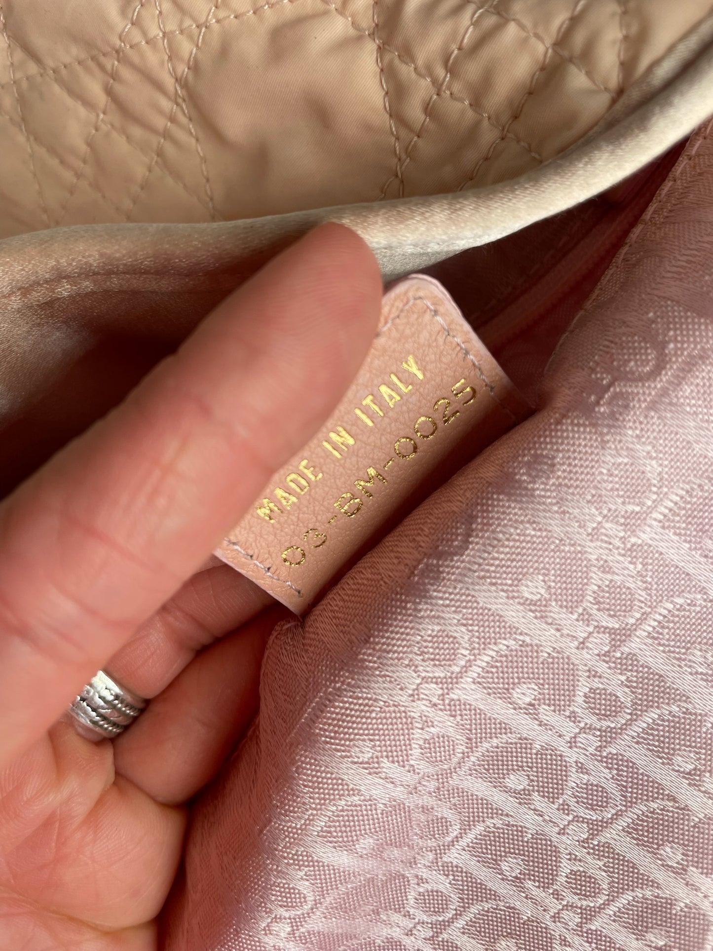 Vintage Dior Handbag Pink