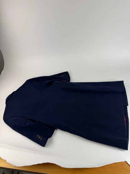 Vintage Comme Des Garçons Wool Trenchcoat M Navy