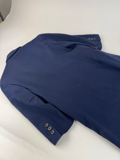 Vintage Comme Des Garçons Wool Trenchcoat M Navy