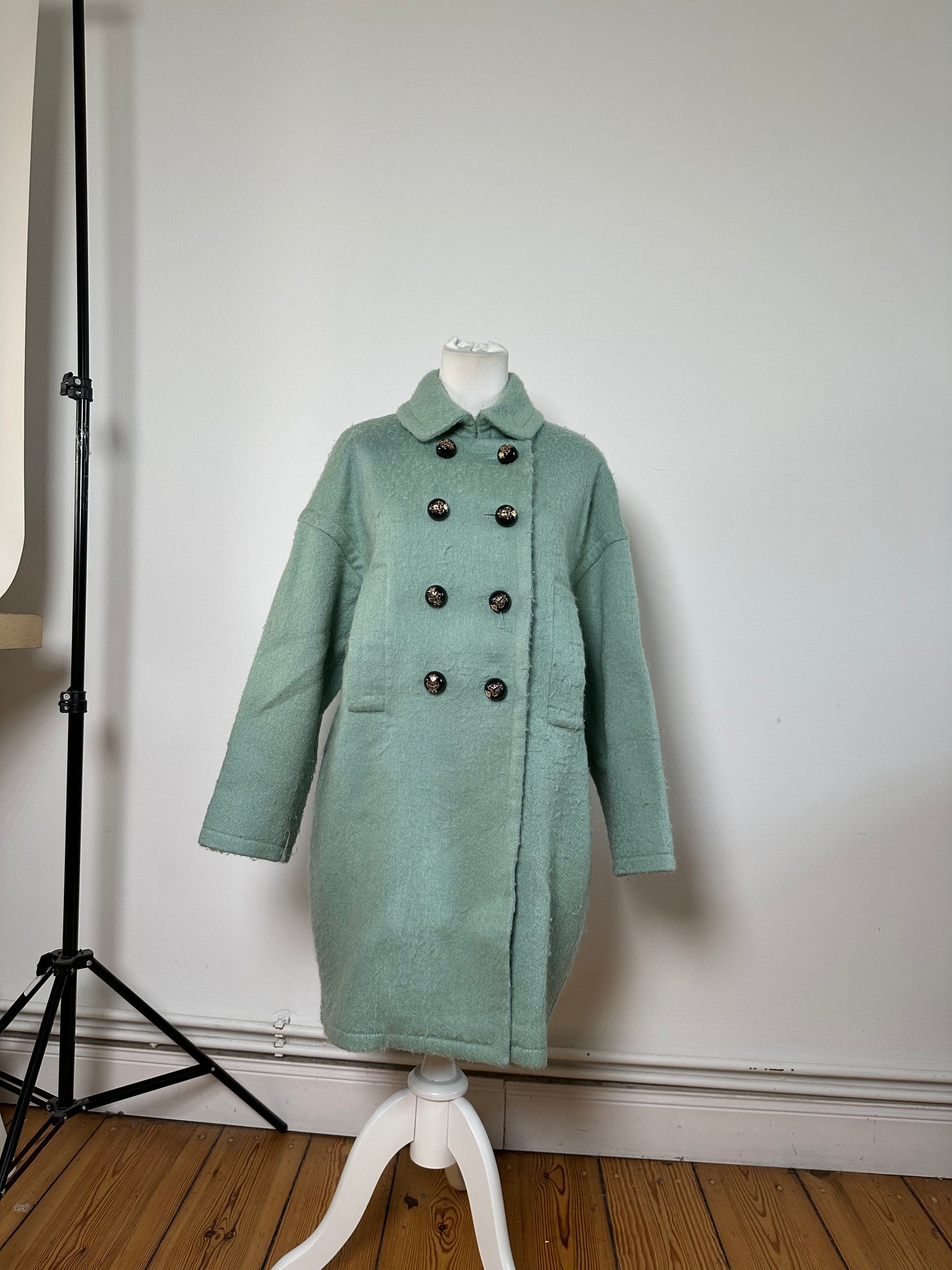 Vintage Pucci Wool Blend Coat Mint Green S
