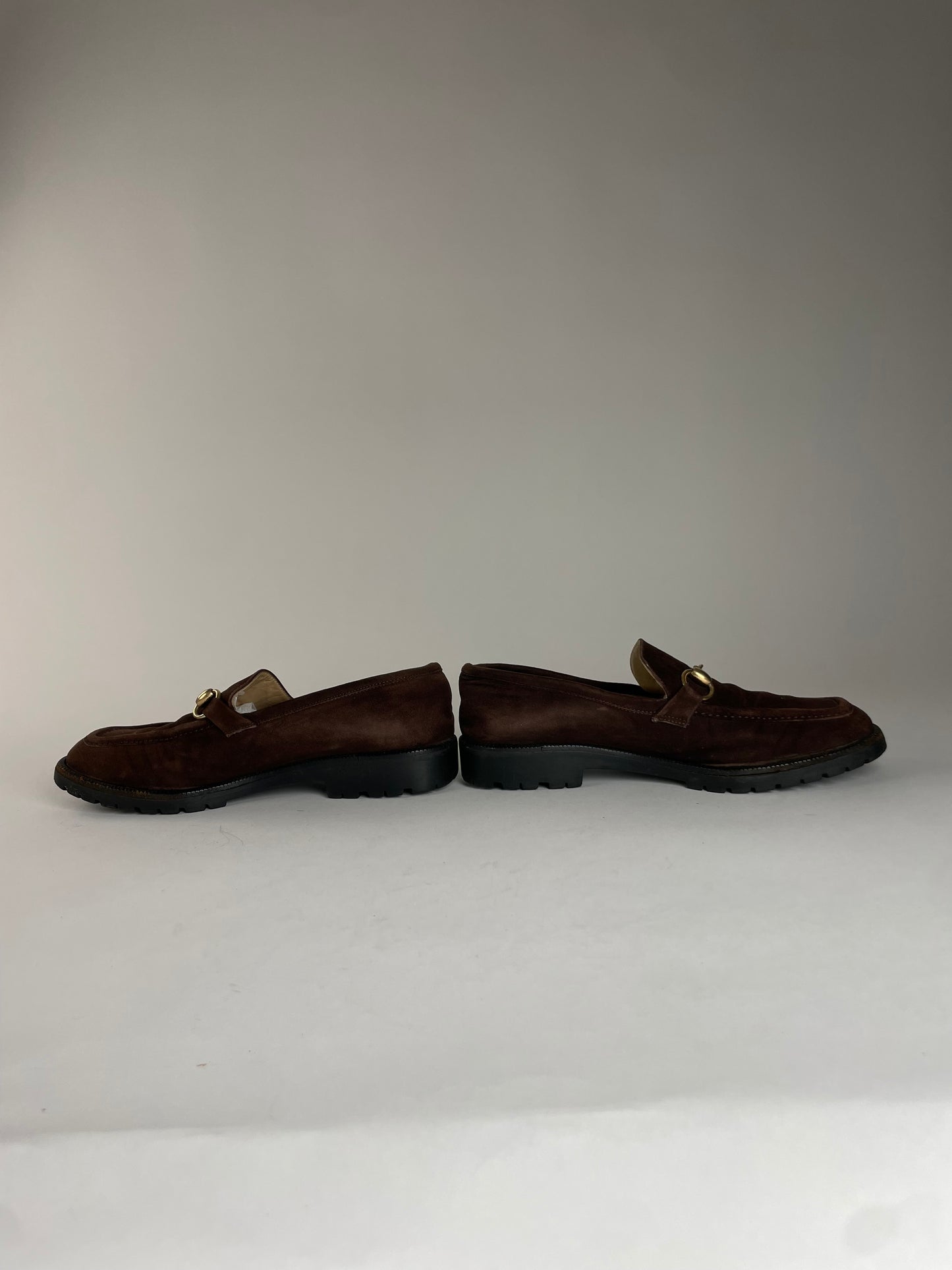 Vintage Gucci Suede Horsebit Men’s Loafer Brown