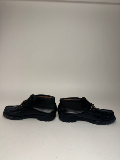 Vintage Gucci Leather Boots Black EU41