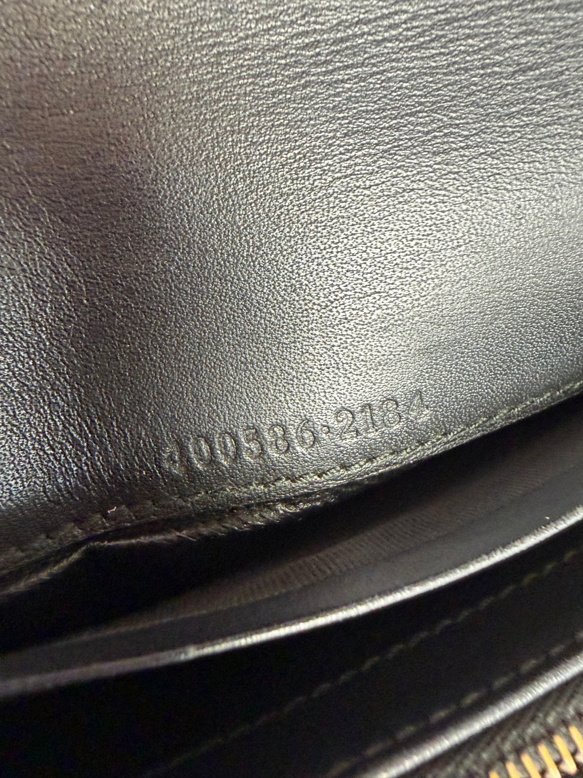 Vintage Gucci Python-Effect Bifold Wallet c. 2000s Tan Black