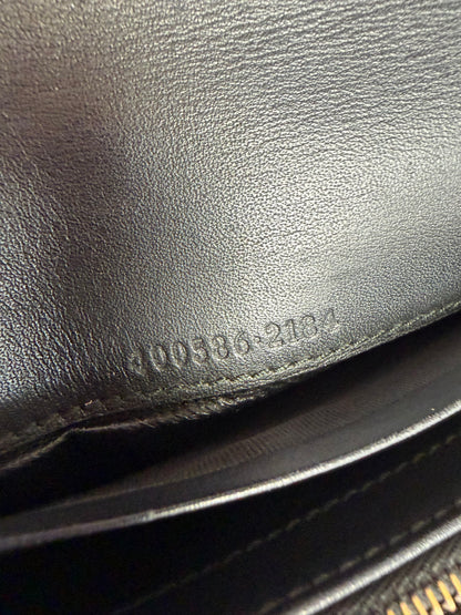 Vintage Gucci Python-Effect Bifold Wallet c. 2000s Tan Black