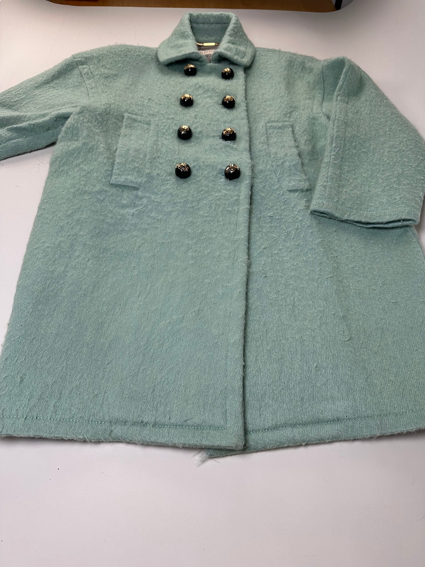 Vintage Pucci Wool Blend Coat Mint Green S